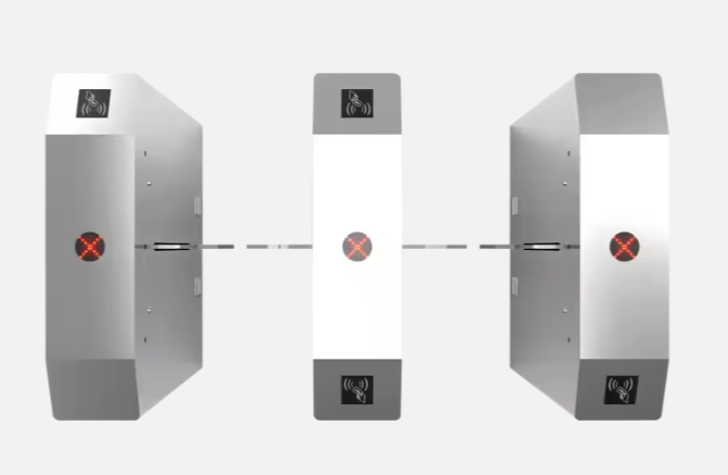 Flap Barrier DC Motor QR Code Smart Electronic Turnstile 304 SUS Turnstile Gate for Stadium School Flap Barrier DC Motor QR Code Smart Electronic Turnstile 304 SUS Turnstile Gate for Stadium School